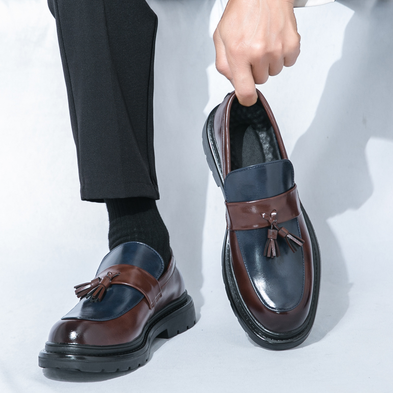 Men'S Formal Wear - Модная брендовая мужская нескользящая повседневная кожаная