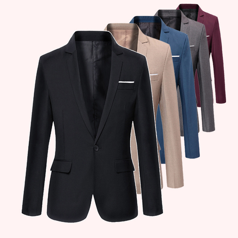 Men'S Formal Wear For Marriage - Костюм мужской однотонный, приталенный пиджак, красивый