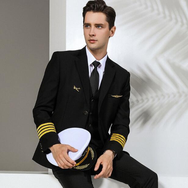Men'S Formal Wear - Авиационная профессиональная одежда Униформа авиатора Мужское