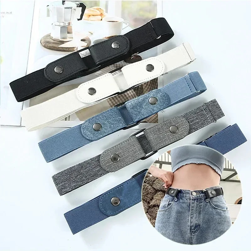 Men'S Formal Wear Belt - Регулируемый эластичный пояс из ткани без