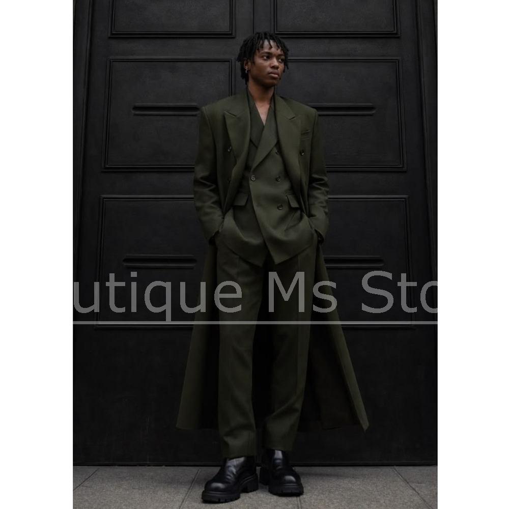 Мужской длинный костюм-тройка  – обзор и цена Men'S Hip Formal Wear