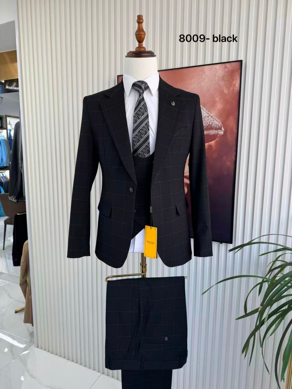 Мужской костюм-тройка в клетку – обзор и цена Men Formal Wear Jacket