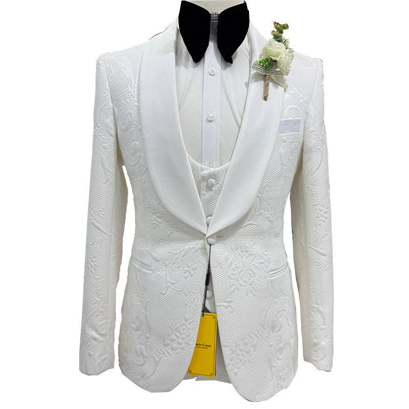 Мужской свадебный костюм белог – обзор и цена Men Formal Wear Jacket