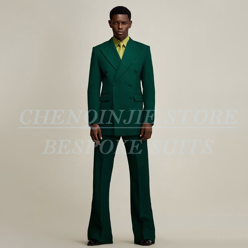 Роскошный зеленый мужской кост – обзор и цена Men Formal Wear Jacket